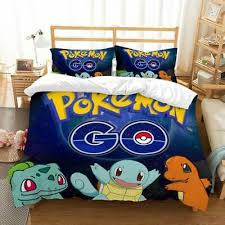 size pokemon lover bedding sheets