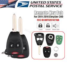 Losing an ignition key can be particularly frustrating, but needn't be a great hassle to replace, especially for your chrysler. 2 Para 2011 2012 2013 2014 Chrysler 200 Entrada Sin Llave Oht692427aa Remoto Clave Fob Ebay
