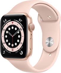 Купите apple watch по низкой цене с доставкой до дома или офиса. Apple Watch Series 6 Gps 44mm Gold Aluminum Case With Pink Sand Sport Band Gold M00e3ll A Best Buy