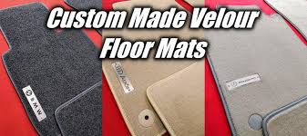 custom made velour floor mats