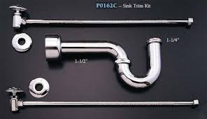 polished brass tubular drain parts
