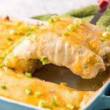 sour cream en enchiladas