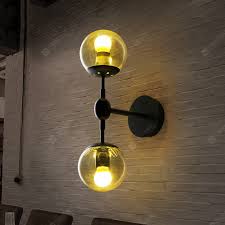 retro glass wall lamps for house bar