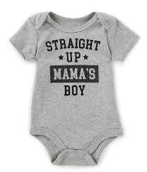 Baby Starters Baby Boys Newborn-12 Months Straight Up Mama's Boy Bodysuit |  Dillard's