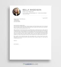 free cover letter template with photo
