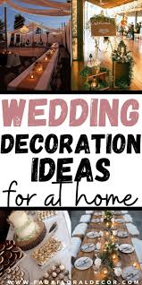 creative wedding decoration ideas for