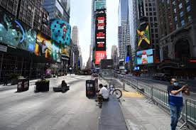 This intersection is the meeting place for the broadway and. Times Square Remains A Ghost Town After Phase 1 Of Reopening In New York City Amnewyork