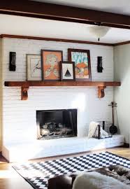 30 Unique White Brick Fireplace Ideas