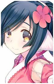 Added red highlights on black hair carry out a dimension that has such a chic pink adds a flirty but fiery touch into dark tresses. Anime Character Of A Girl With Black Hair Animal Ears Pink Clothes And With A Pink Flower In Her Hair Science Fiction Fantasy Stack Exchange