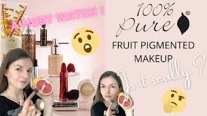 100 pure natural makeup fruit