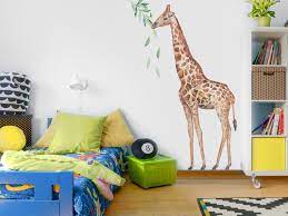 Giraffe Fabric Wall Decal Removable