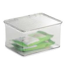 Food containers plastic takeaway microwave freezer safe storage boxes + lids. Clear Plastic Box With Hinged Lid Bed Bath Beyond