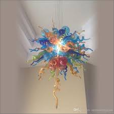 Suspended Ceiling Lighting Christmas Gifts Art Design Valentines Color Murano Glass Rose Chandelier Hand Blown Glass Led Chandeliers Oil Rubbed Bronze Pendant Light In Ceiling Lights From Muranoartglass 884 43 Dhgate Com