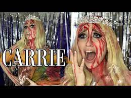 carrie costume makeup tutorial and