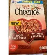 general mills cereal cheerios vanilla