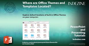where are office themes and templates