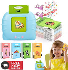 talking flash cards learning toys