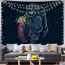 Galaxy Tapestry Fantasy Astronaut Holds