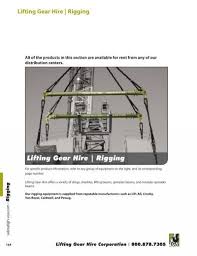 lifting gear hire rigging lifting