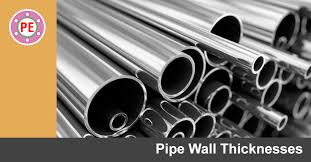 Steel Pipes Available Wall Thicknesses The Piping