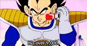 I haven't cared about dragon ball video games for years. It S Over 9000 Gif Dragon Ball Z Dbz Vegeta Discover Share Gifs