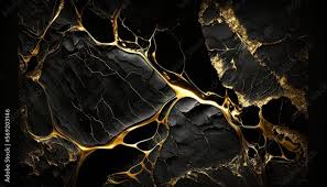 black gold marble abstract background