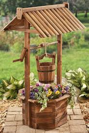 Planter Wood Flower Bucket Base
