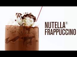 nutella frappuccino you