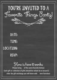 how to host a favorite things party