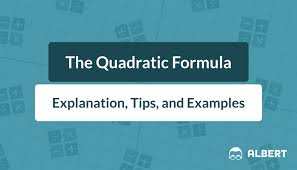 The Quadratic Formula Review