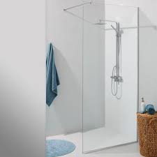Shower Wall In Clear Tempered Safety
