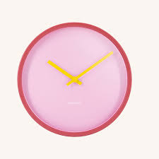 Wall Clock Rose The Silver Pear
