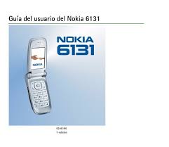 Las principales funciones incluyen gsm cuatribanda, datos edge, pantallas de color de. Pdf Nokia 6131 Guia Del Usuario