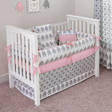 Elephants Crib Bedding Sets