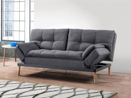 Birlea Squish Grey Fabric Sofa Bed By