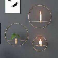 Metal Wall Candle Holders
