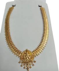 designer las gold necklace