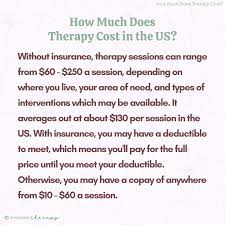 how much does therapy cost
