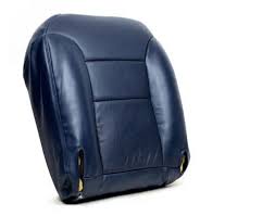 Driver Bottom Leather Seat Cover Blue