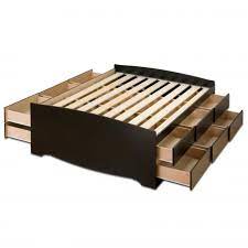 Platform Storage Bed With 12 Drawers
