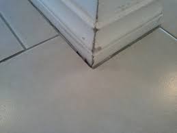 floor tile or my baseboard trim