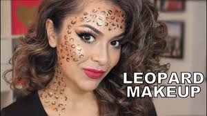 leopard makeup trinaduhra