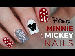 minnie and mickey mouse nails