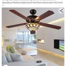 tiffany style ceiling fan with remote