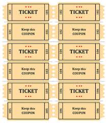 15 Free Raffle Ticket Templates In Microsoft Word Mail