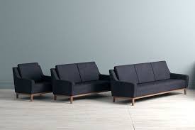 Double Triple Couch Sofa 3d Model