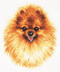 Magic Needle Cross Stitch Kit Pomeranian Dog Art 59 22