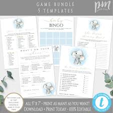 You may choose to print or forward the gift card confirmation email to the recipient. Elephant Shower Games Price Is Right Bingo Who Knows Mommy Best What S On Your Phone Sbe Blue Elephant Baby Shower Game Bundle Template Set Party Games Paper Party Supplies Deshpandefoundationindia Org