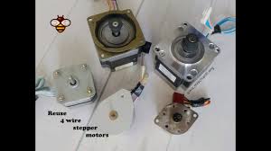 reuse 4 and 6 wires stepper motors