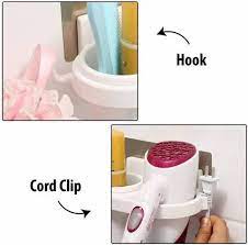 Plastic Wall Mounted Hair Dryer Holder